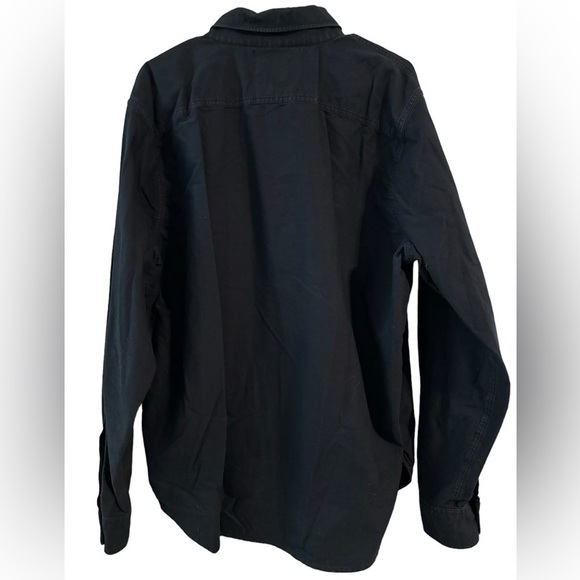 Abercrombie and Fitch Men's XXL, Dark Blue, Button Collar, Button Up Oxford EUC - Picture 8 of 13